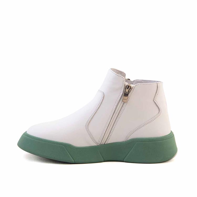 Rouge Kadın Hakiki Deri Termo Taban Beyaz Günlük Ayakkabı