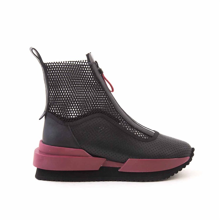 Rouge Kadın Hakiki Deri Kauçuk Taban Siyah Spor & Sneaker Ayakkabı