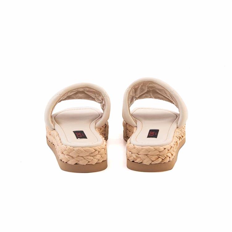 Rouge Kadın Hakiki Deri Kauçuk Taban Jumbo Terlik Ayakkabı