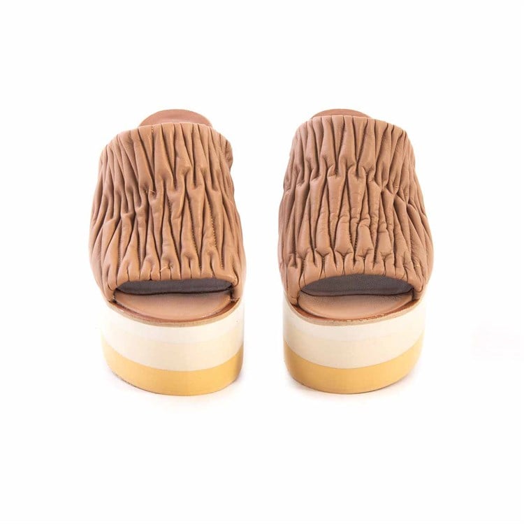 Rouge Kadın Hakiki Deri Eva Taban Vizon Terlik Terlik