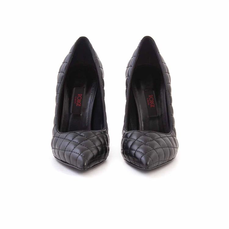 Rouge Kadın Hakiki Deri Neolit Taban Siyah Gece & Abiye Ayakkabı