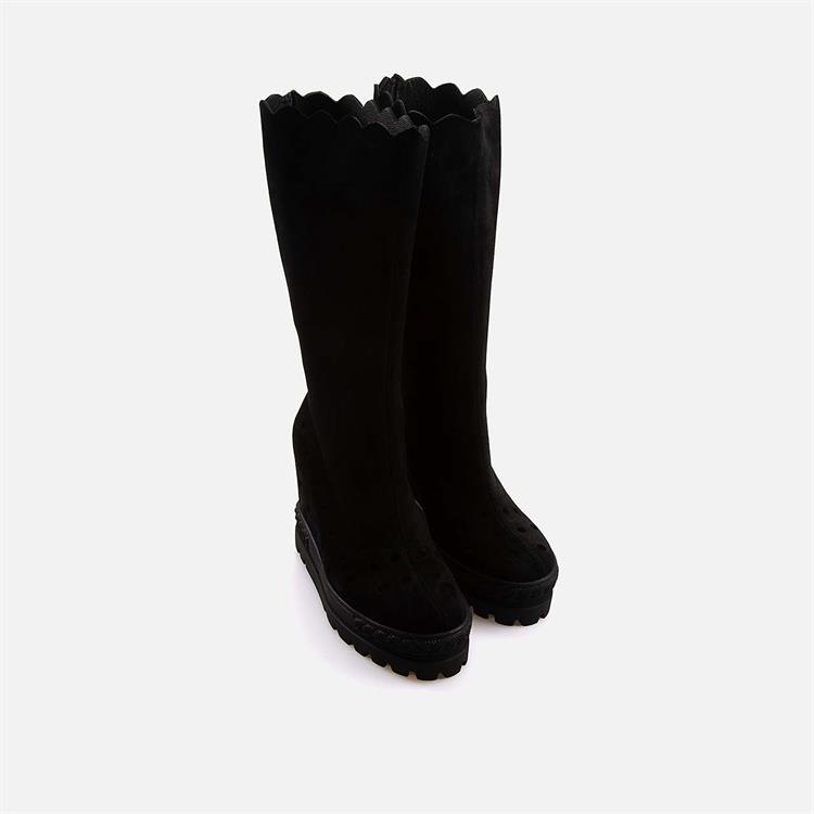 Rouge  Dolgu Topuklu Kadın Çizme 6201-1