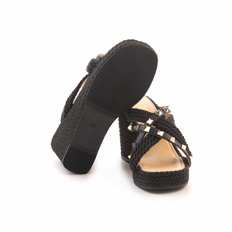 Rouge  Dolgu Topuklu Kadın Sandalet 600-7