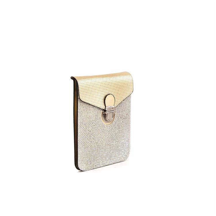 Rouge Kadın Taşlı Altın Sarısı Abiye Çanta