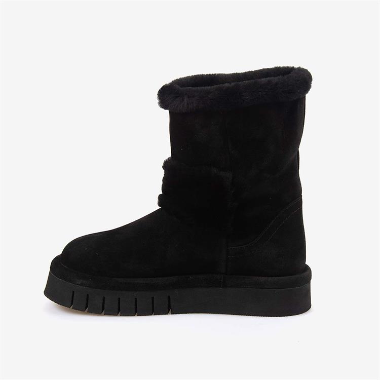 Rouge Hakiki Deri İçi Kürklü Kadın Bot 1070-1