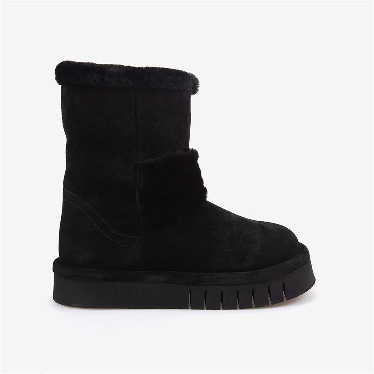 Rouge Hakiki Deri İçi Kürklü Kadın Bot 1070-1