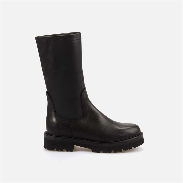 Rouge Kadın Hakiki Deri Eva Taban Siyah Günlük Bot