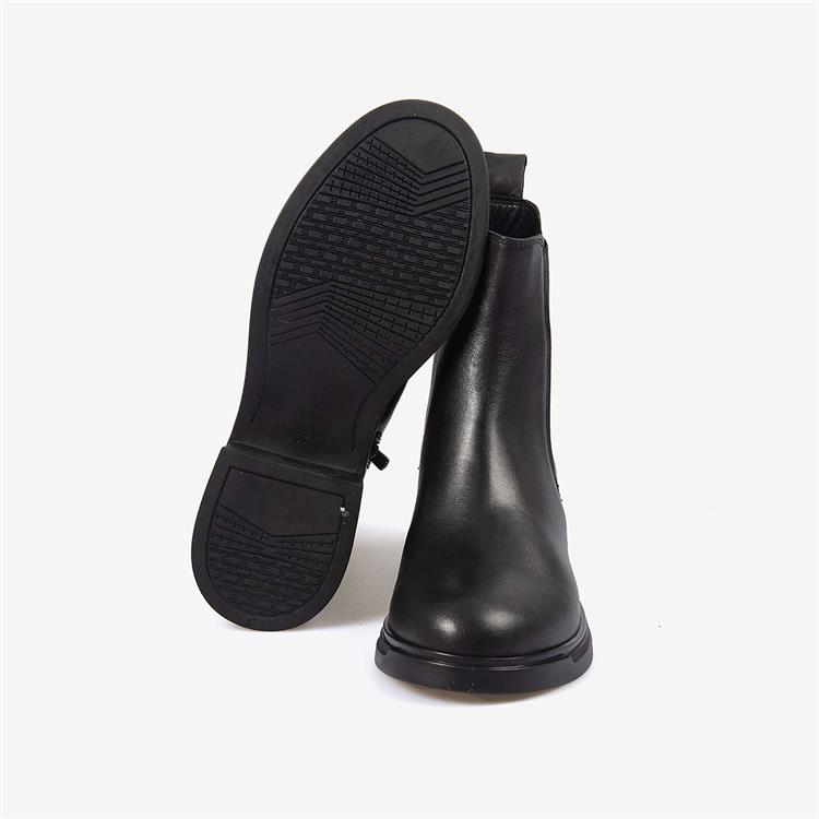 Rouge Hakiki Deri Kadın Chelsea Bot 360