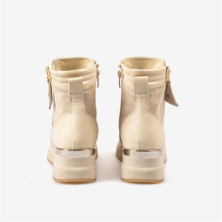 Rouge Hakiki Deri Kadın Fermuarlı Bot 1039