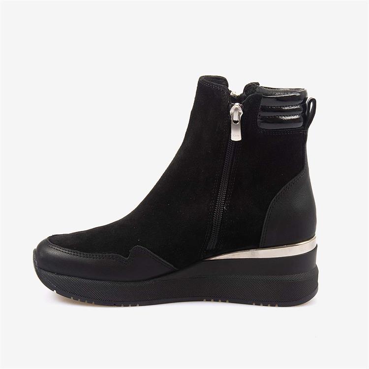 Rouge Hakiki Deri Kadın Fermuarlı Bot 1039