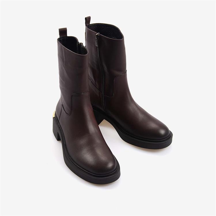 Rouge Hakiki Deri Kadın Günlük Bot 51427