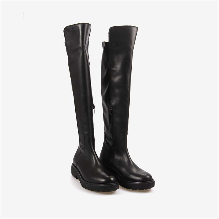 Rouge Hakiki Deri Kadın Günlük Çizme WEN5097