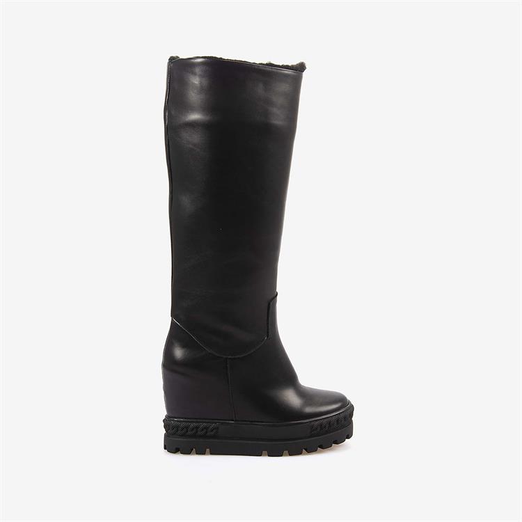 Rouge Hakiki Deri Kadın  Platform Topuk Çizme 44211