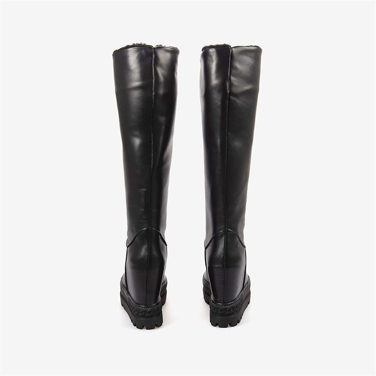 Rouge Hakiki Deri Kadın  Platform Topuk Çizme 44211