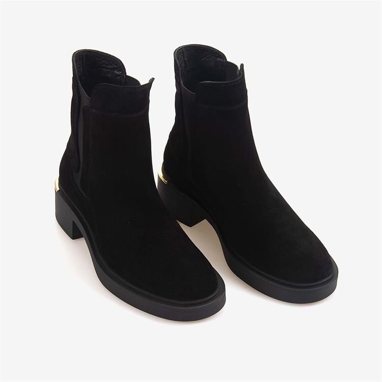 Rouge  Hakiki Deri Kadın Süet  Bot 51425