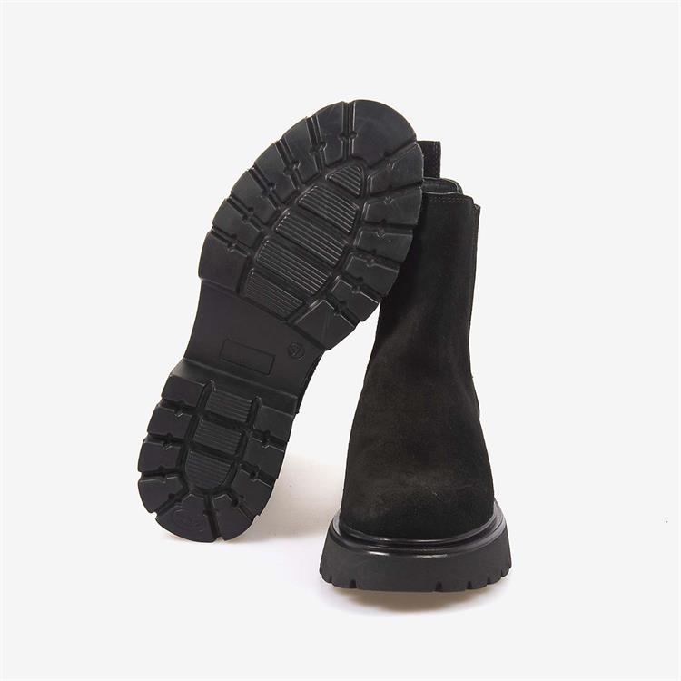 Rouge Hakiki Deri Kadın Süet Chelsea Bot 1700-3022