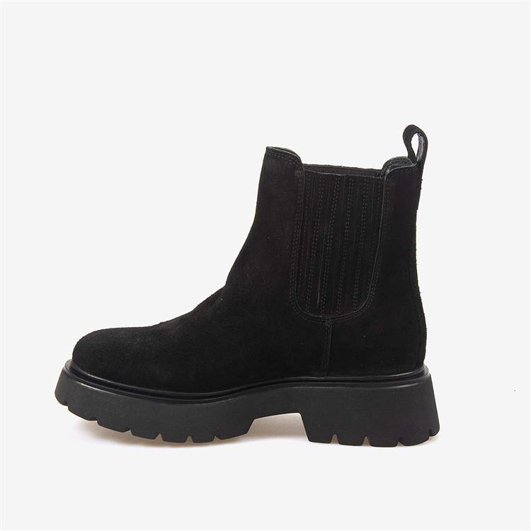 Rouge Hakiki Deri Kadın Süet Chelsea Bot 1700-3022