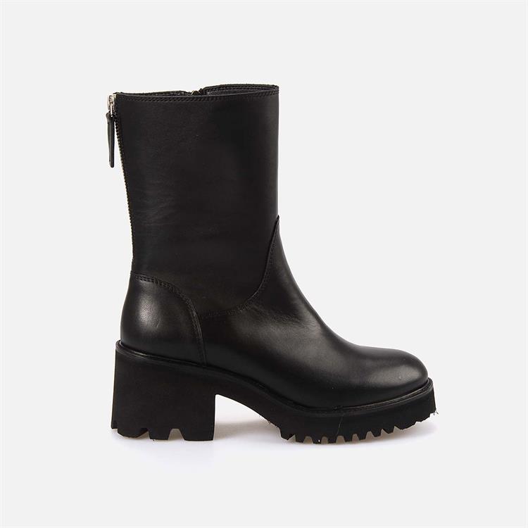 Rouge Kadın Hakiki Deri Eva Taban Siyah Günlük Bot