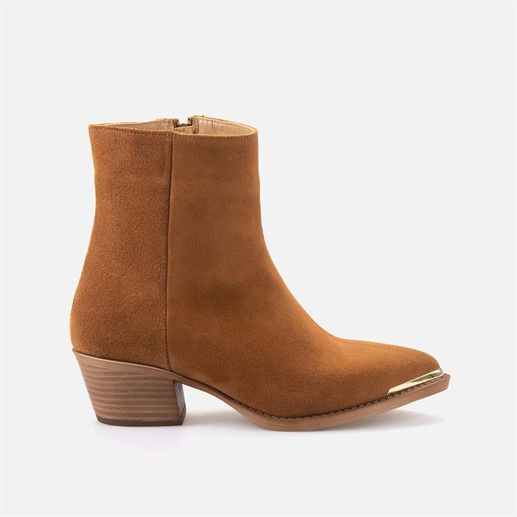 Rouge Kadın Hakiki Deri Kauçuk Taban Taba Süet Günlük Bot