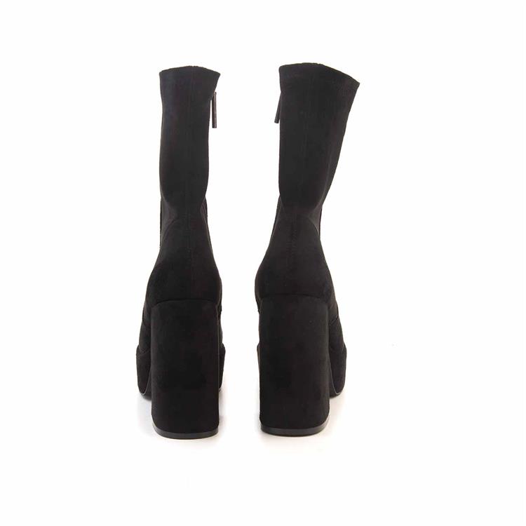 Rouge Kadın Hakiki Deri Siyah Süet Günlük Bot