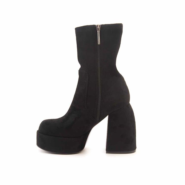 Rouge Kadın Hakiki Deri Siyah Süet Günlük Bot