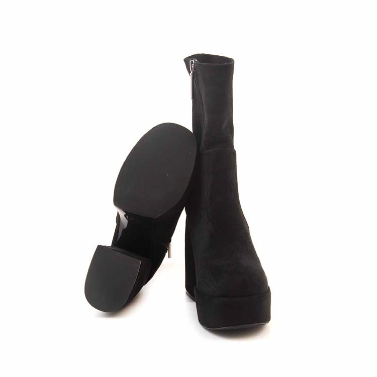 Rouge Kadın Hakiki Deri Siyah Süet Günlük Bot