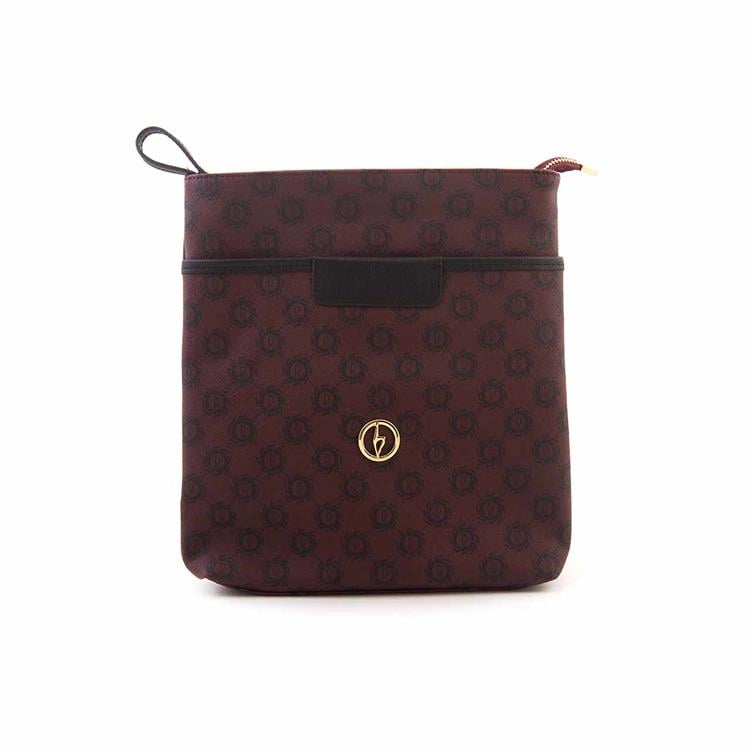 Rouge Kadın Vegan Bordo Siyah Çapraz & Postacı Çanta