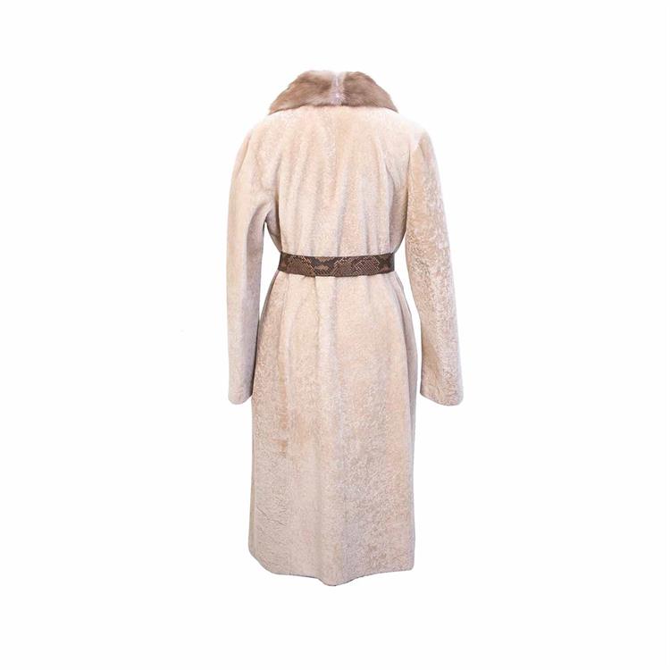 Rouge Kadın Tekstil Şampanya Deri Mont