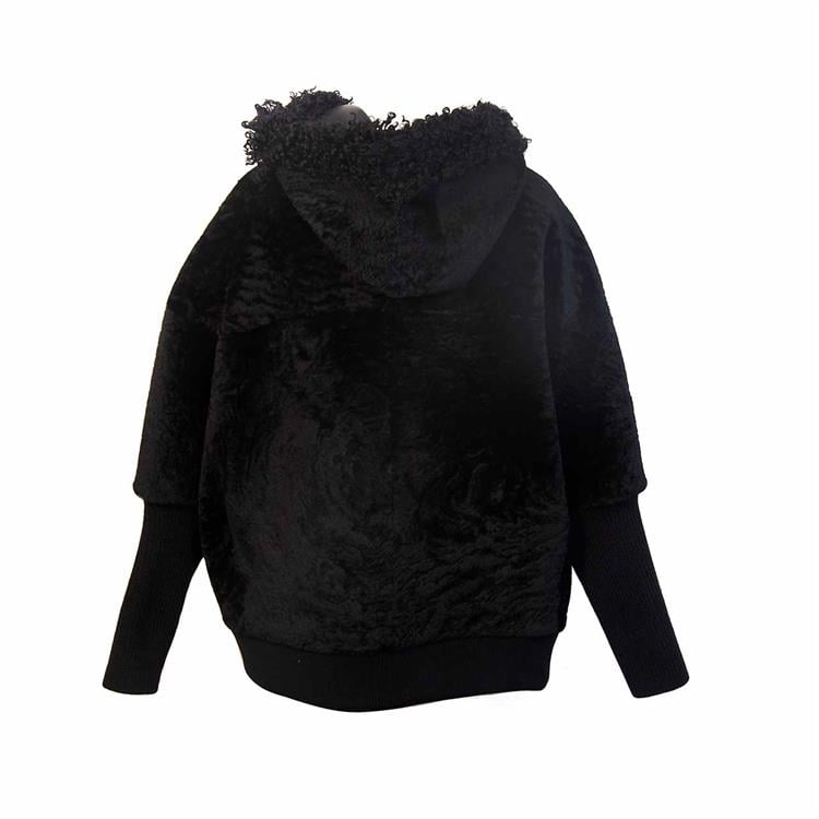 Rouge Kadın Hakiki Deri Siyah Deri Mont