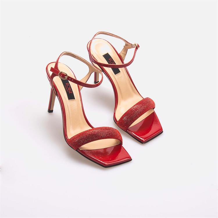 Rouge Kadın Hakiki Deri Microlight Taban Kırmızı Parlak Gece & Abiye Ayakkabı