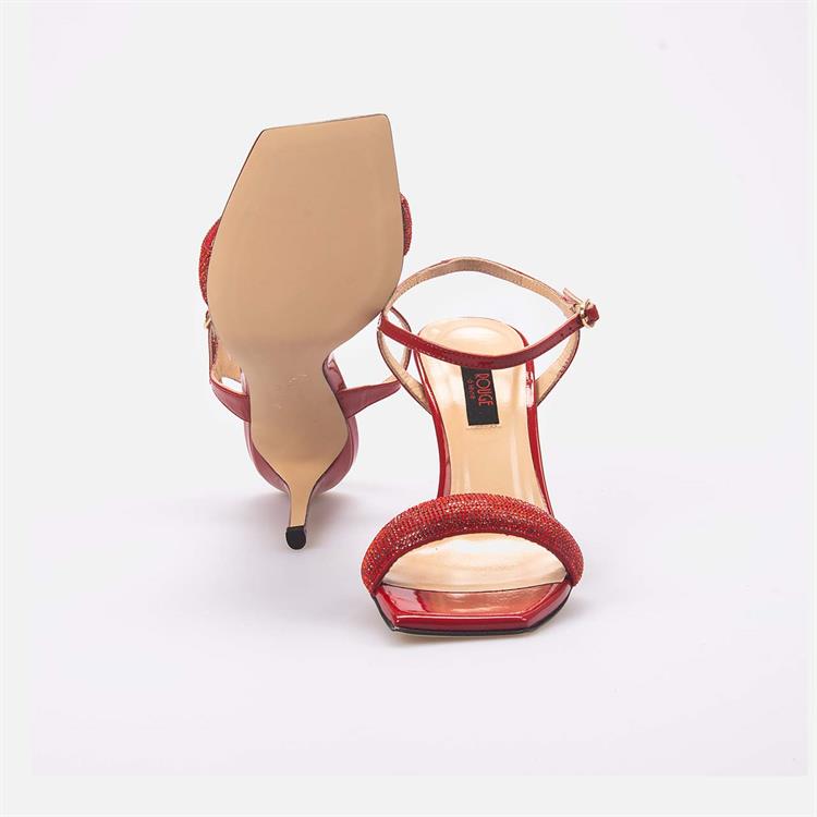 Rouge Kadın Hakiki Deri Microlight Taban Kırmızı Parlak Gece & Abiye Ayakkabı