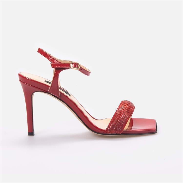 Rouge Kadın Hakiki Deri Microlight Taban Kırmızı Parlak Gece & Abiye Ayakkabı