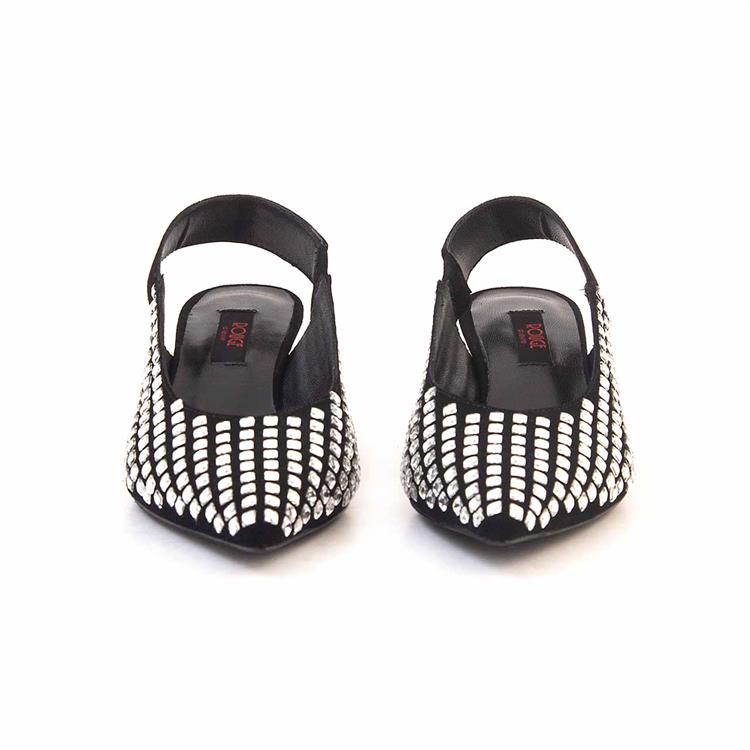 Rouge Kadın Hakiki Deri Kösele Taban Gümüş Süet Gece & Abiye Ayakkabı