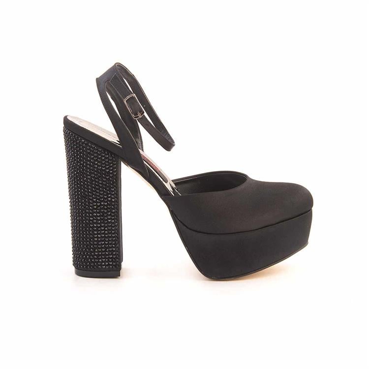 Rouge Kadın Vegan Microlight Taban Siyah Gece & Abiye Ayakkabı