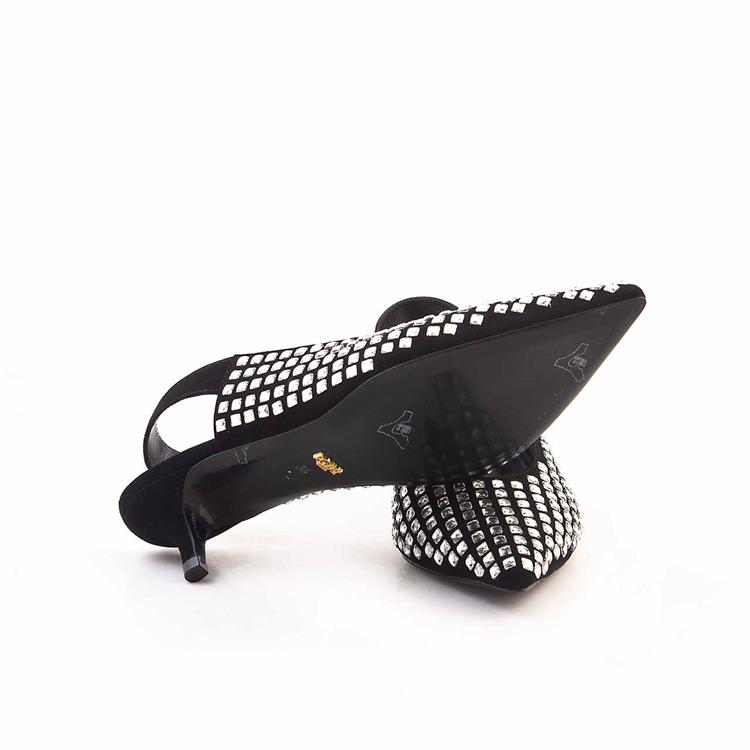 Rouge Kadın Hakiki Deri Kösele Taban Gümüş Süet Gece & Abiye Ayakkabı