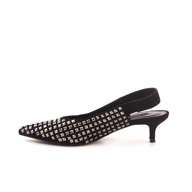 Rouge Kadın Hakiki Deri Kösele Taban Siyah Süet Gece & Abiye Ayakkabı