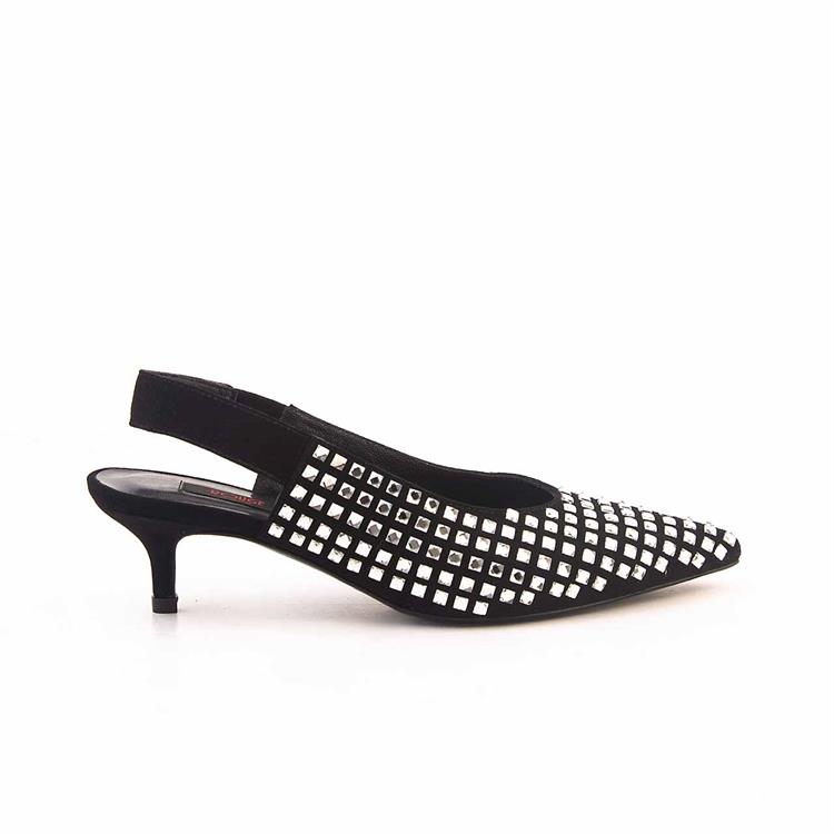 Rouge Kadın Hakiki Deri Kösele Taban Gümüş Süet Gece & Abiye Ayakkabı