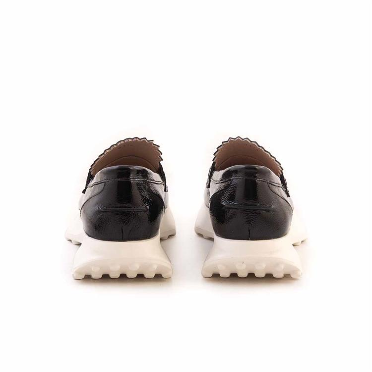 Rouge Kadın Rugan Deri Eva Taban Siyah Günlük Ayakkabı