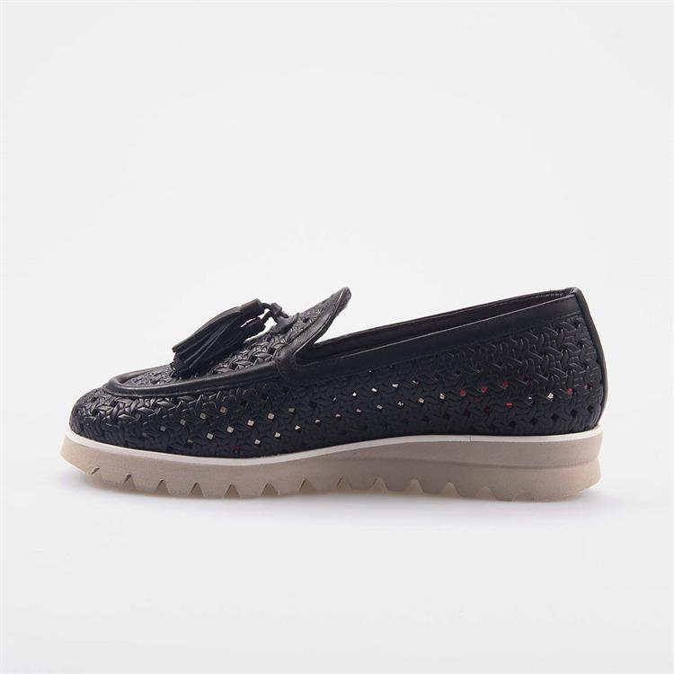 Rouge Kadın Hakiki Deri Siyah Günlük Ayakkabı