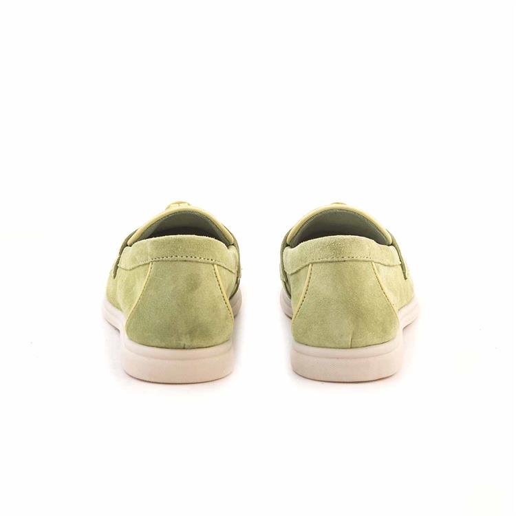 Rouge Kadın Hakiki Deri Kauçuk Taban Yeşil Süet Günlük Ayakkabı