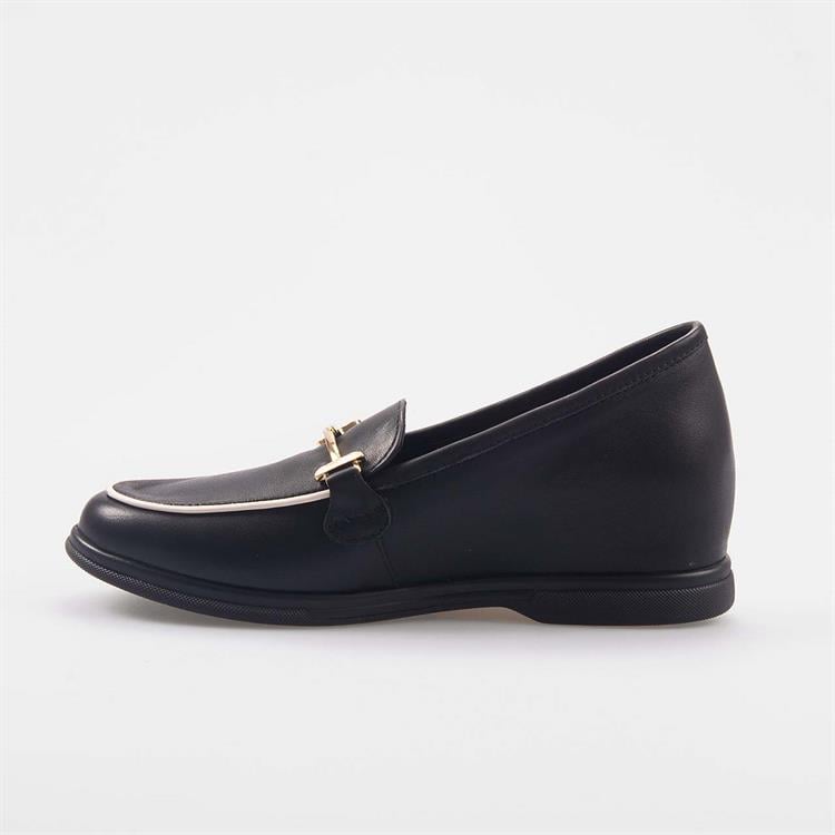 Rouge Kadın Hakiki Deri Siyah Günlük Ayakkabı