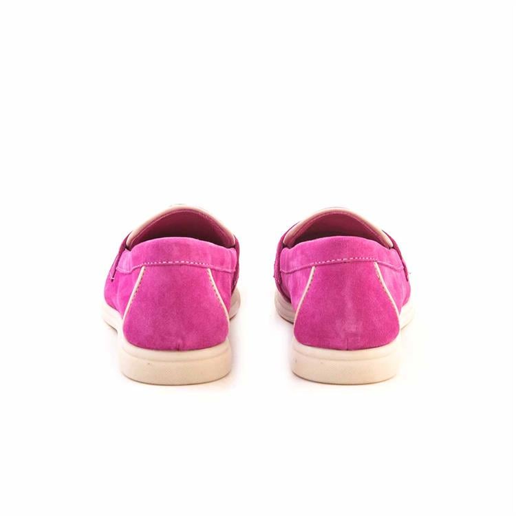 Rouge Kadın Hakiki Deri Kauçuk Taban Fuşya Süet Günlük Ayakkabı