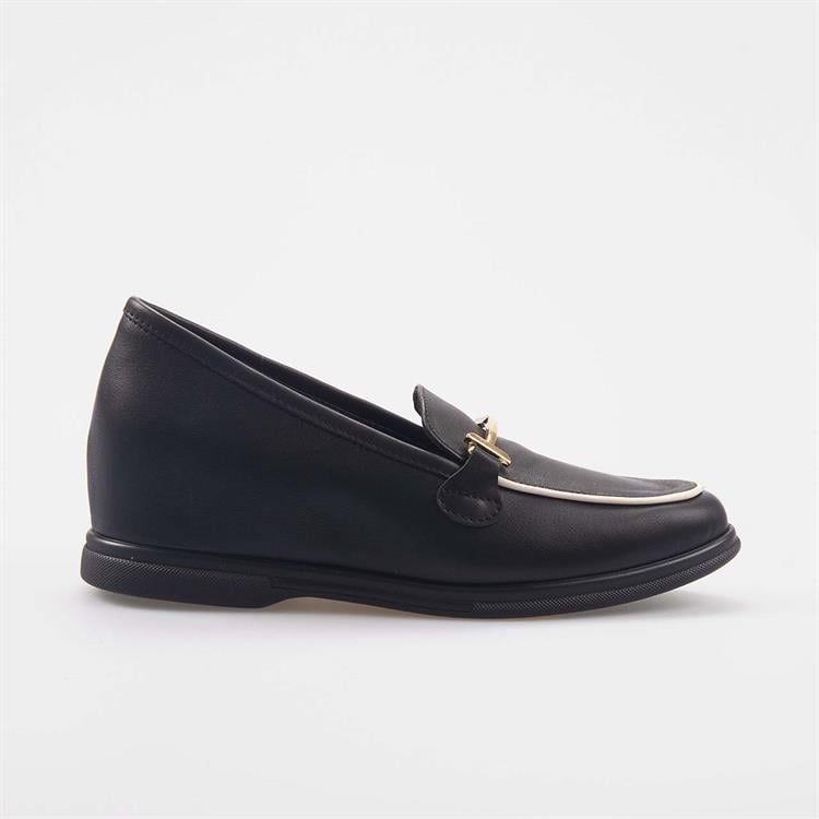 Rouge Kadın Hakiki Deri Siyah Günlük Ayakkabı