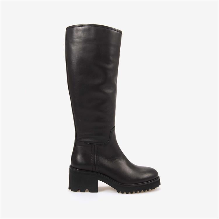 Rouge Kadın Hakiki Deri Siyah Günlük Çizme EVS5032