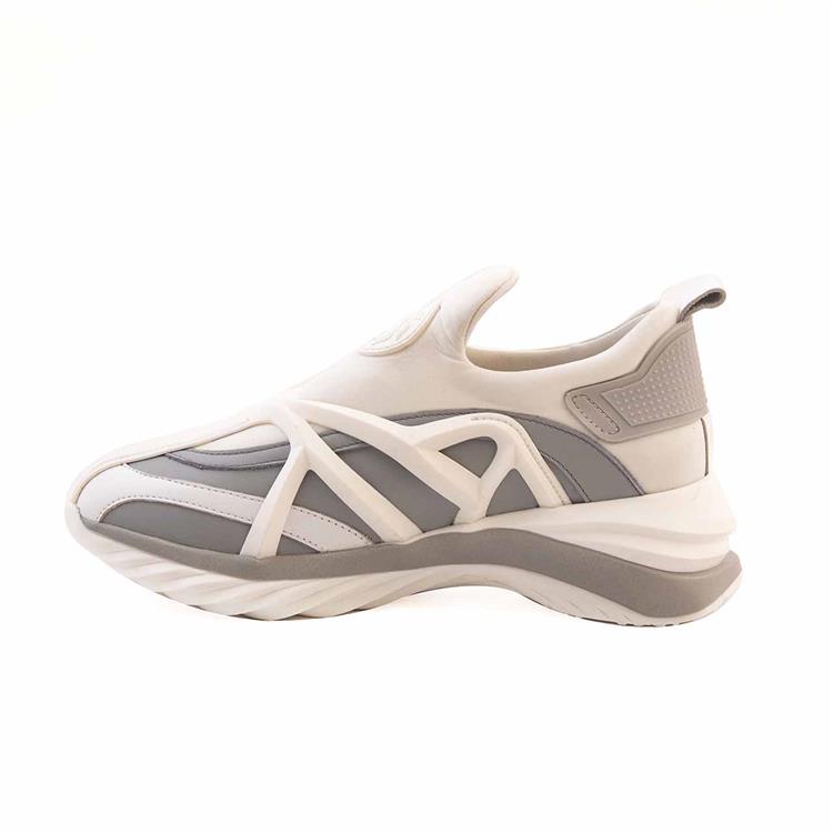 Rouge Kadın Strech Termo Taban Beyaz-Gri Spor & Sneaker Ayakkabı