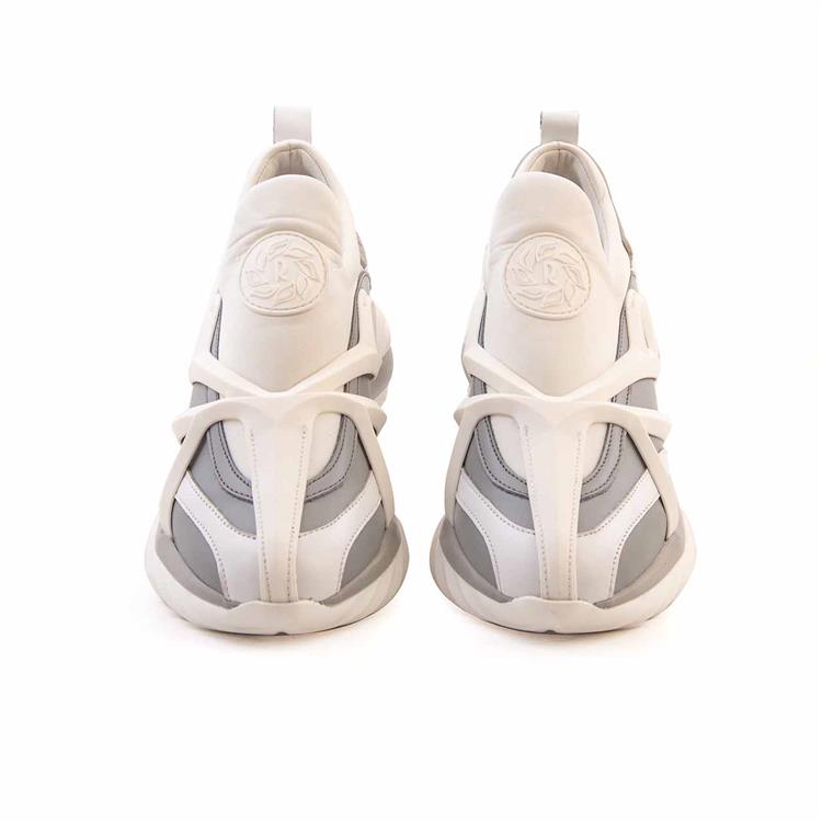 Rouge Kadın Strech Termo Taban Beyaz-Gri Spor & Sneaker Ayakkabı