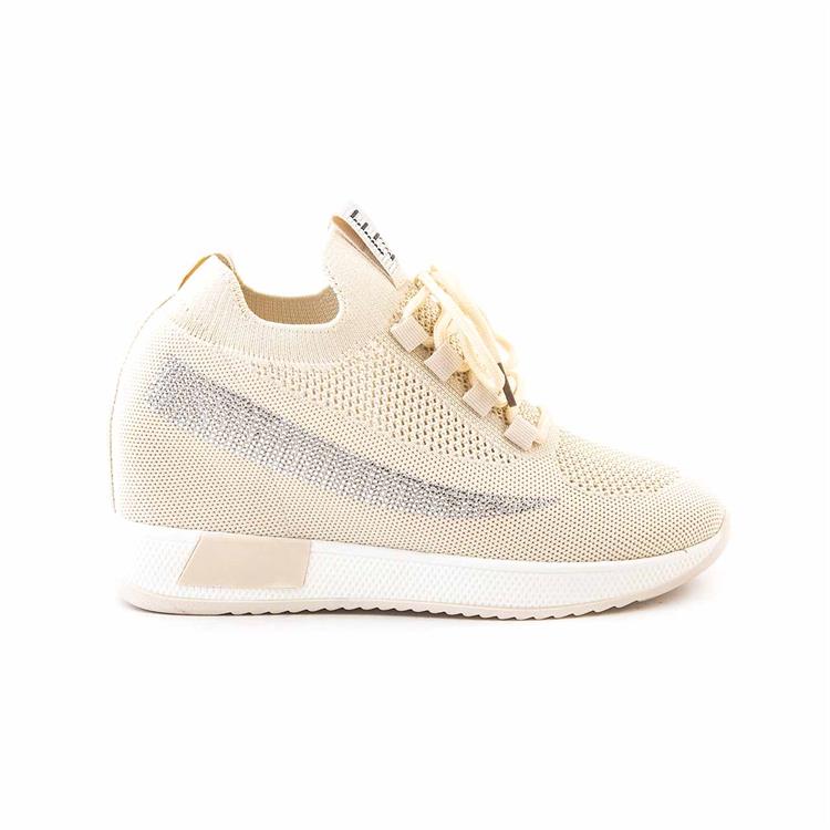 Rouge Kadın Vegan Kauçuk Taban Bej Spor & Sneaker Ayakkabı
