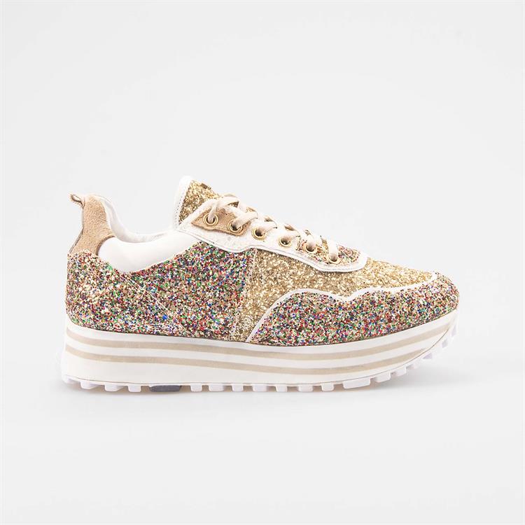 Rouge Kadın Tekstil Poli Taban Bej Spor & Sneaker Ayakkabı