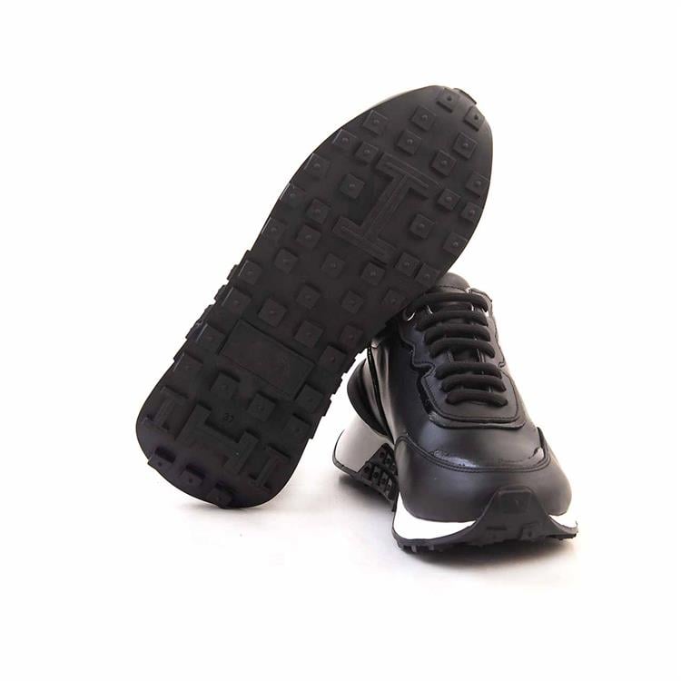 Rouge Kadın Hakiki Deri Termo Taban Siyah Spor & Sneaker Ayakkabı