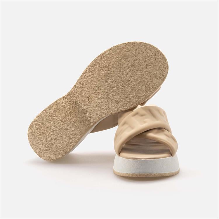 Rouge Kadın Tekstil Poli Taban Ten Strec Terlik Ayakkabı